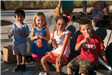 Children Enjoying Ice Cream