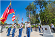 Color Guard at Veterans Monument