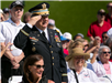 Uniformed Veteran Saluting