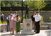 Unveiling Army Squad Leader Statue