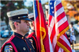 Honor Guard Holding Flags