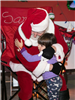 Santa Hugging a Child