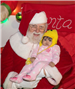 Santa Posing with Child
