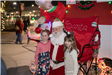 Santa Posing with Children