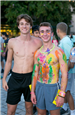2 Shirtless Runners
