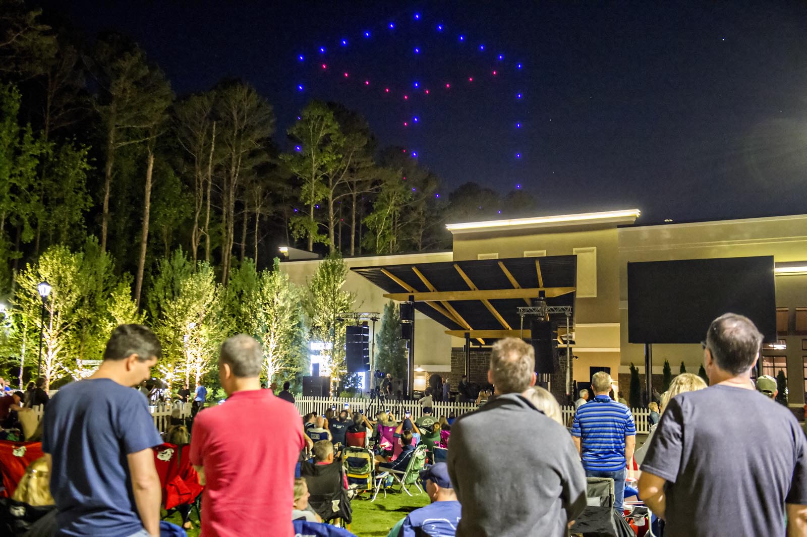 Aerial Drone Light Show