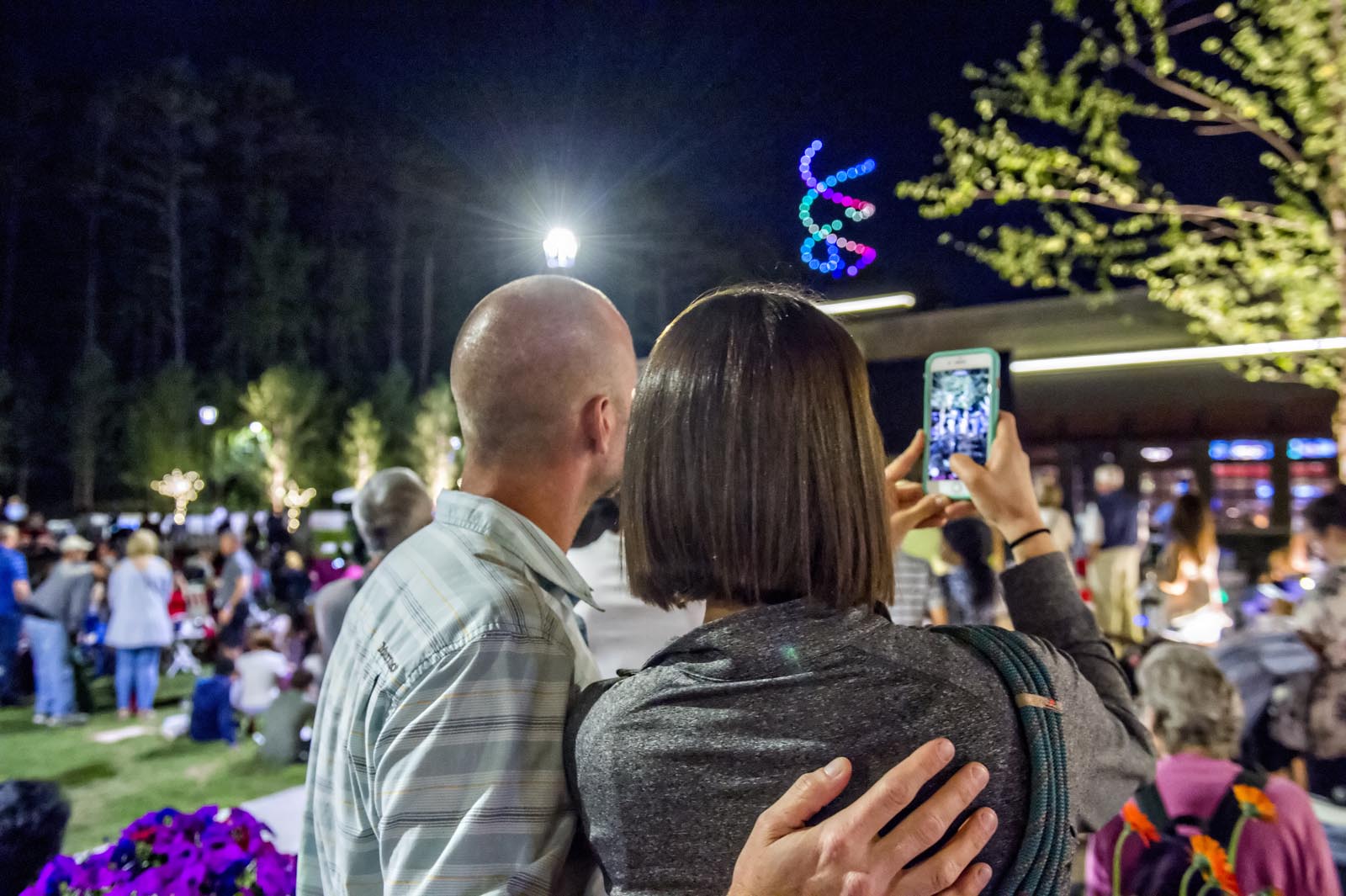 Aerial Drone Light Show