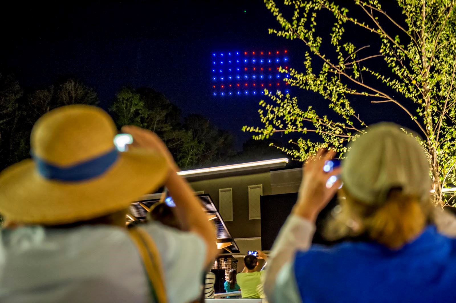 Aerial Drone Light Show