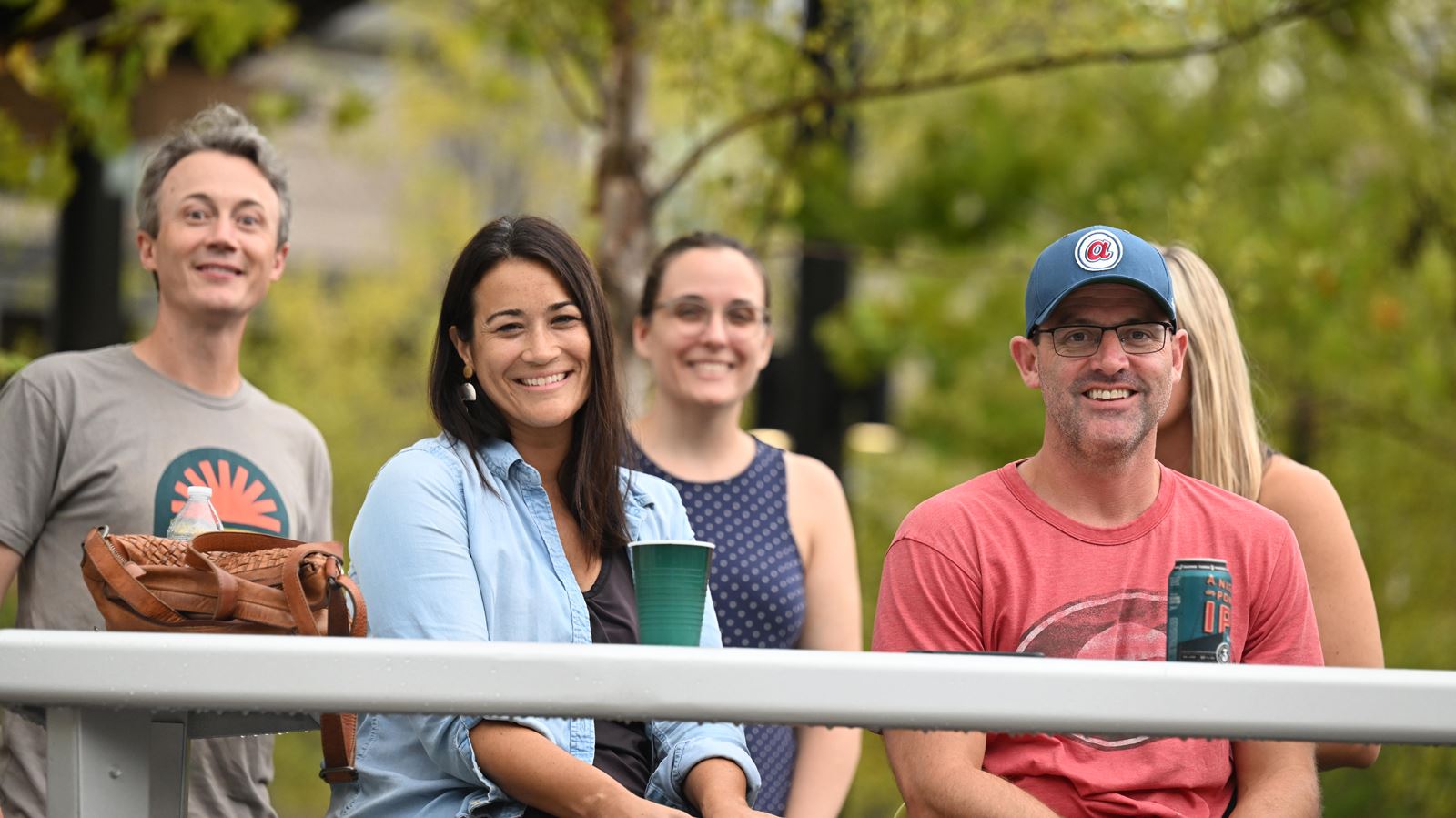 Crowd and musicians at the Everclear with Hush Money concert