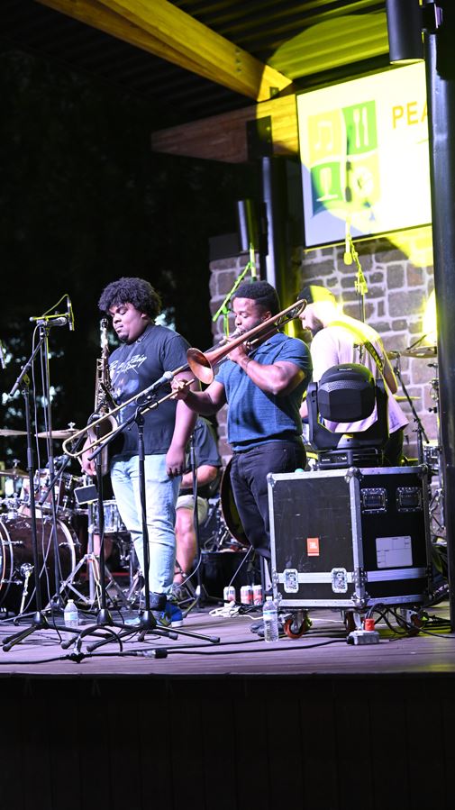 Shots of band and audience at the Vertical Horizon concert