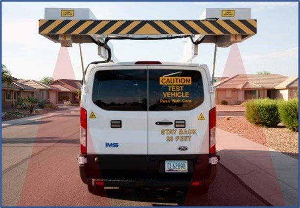 Photo of Van with Radar Tech on the Back