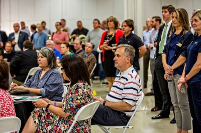 Crowd Listening to Speaker