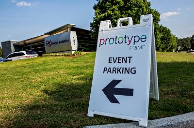 Prototype Prime Event Parking Sign