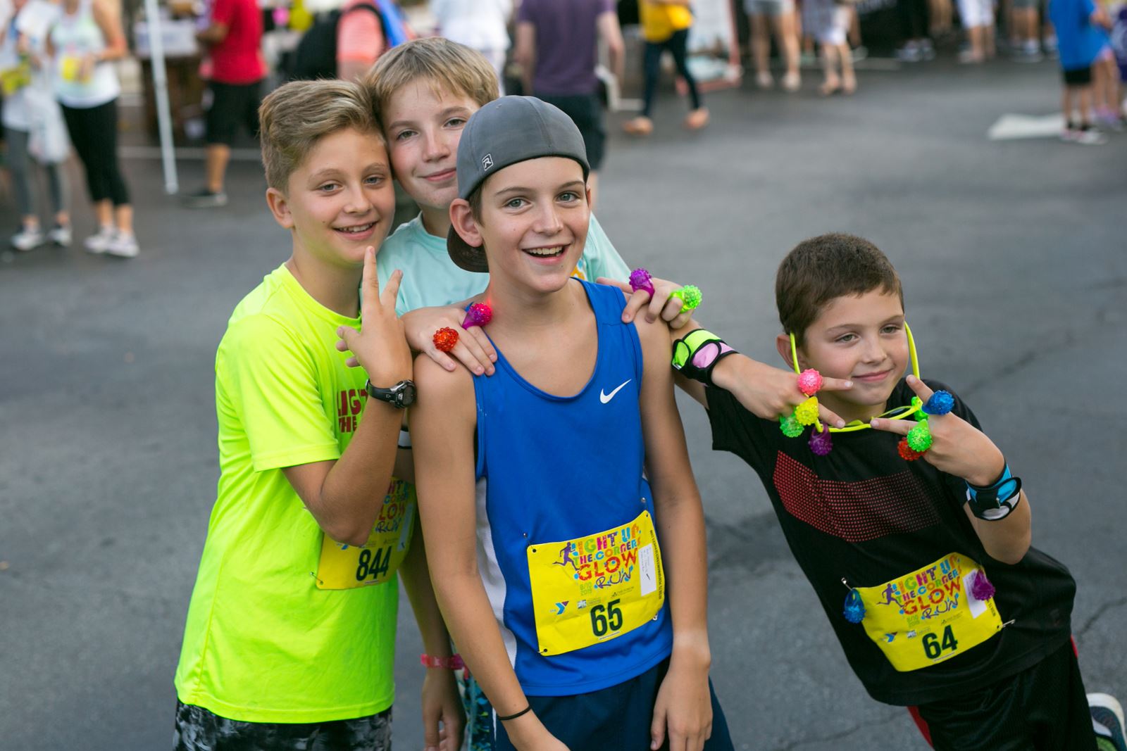 Children Posing for Camera