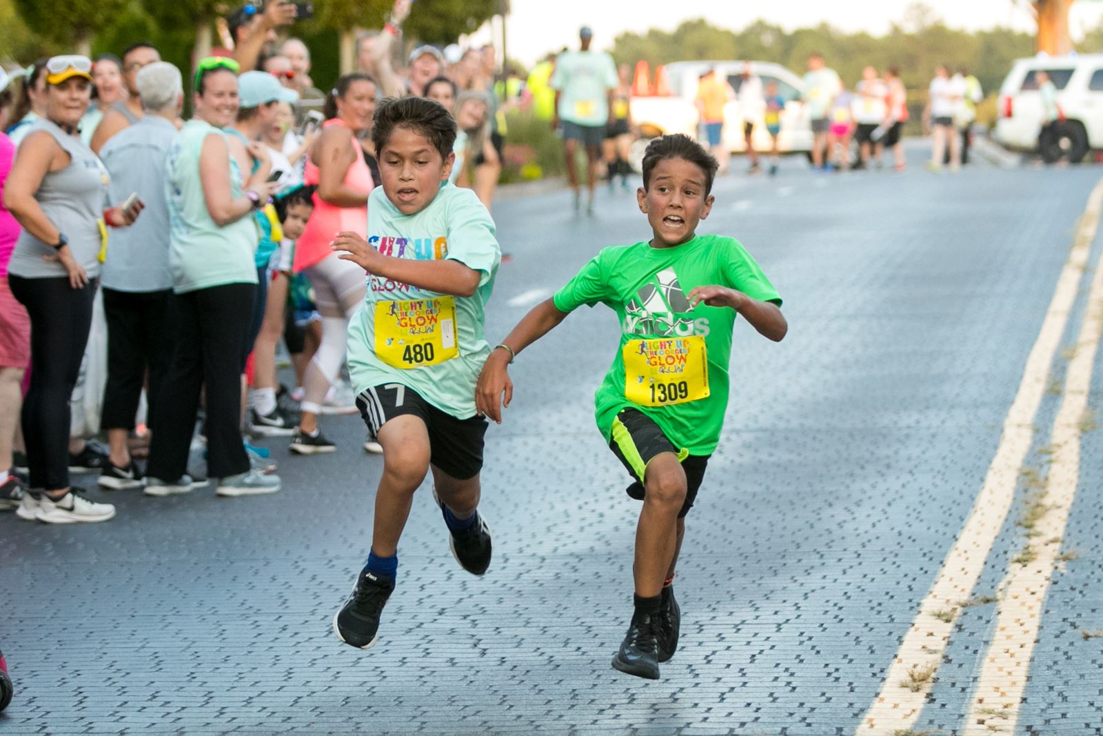 Children Racing to the Finish