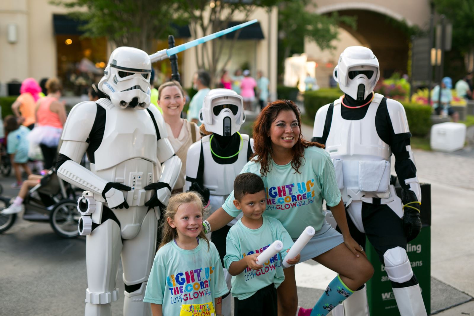 Posing with Stormtroopers