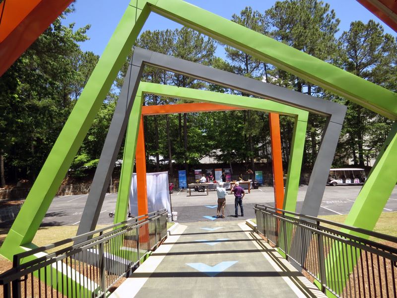 Entrance walkway to the Innovation Center