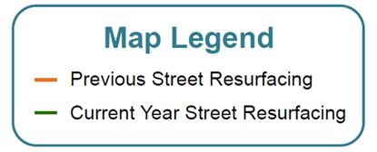 Street Resurfacing Map Legend