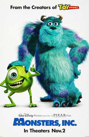 Monsters Inc. movie poster
